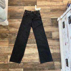 zara 90s full length jeans size 2